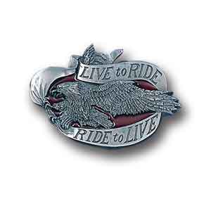 Belt Buckle - Live to Ride